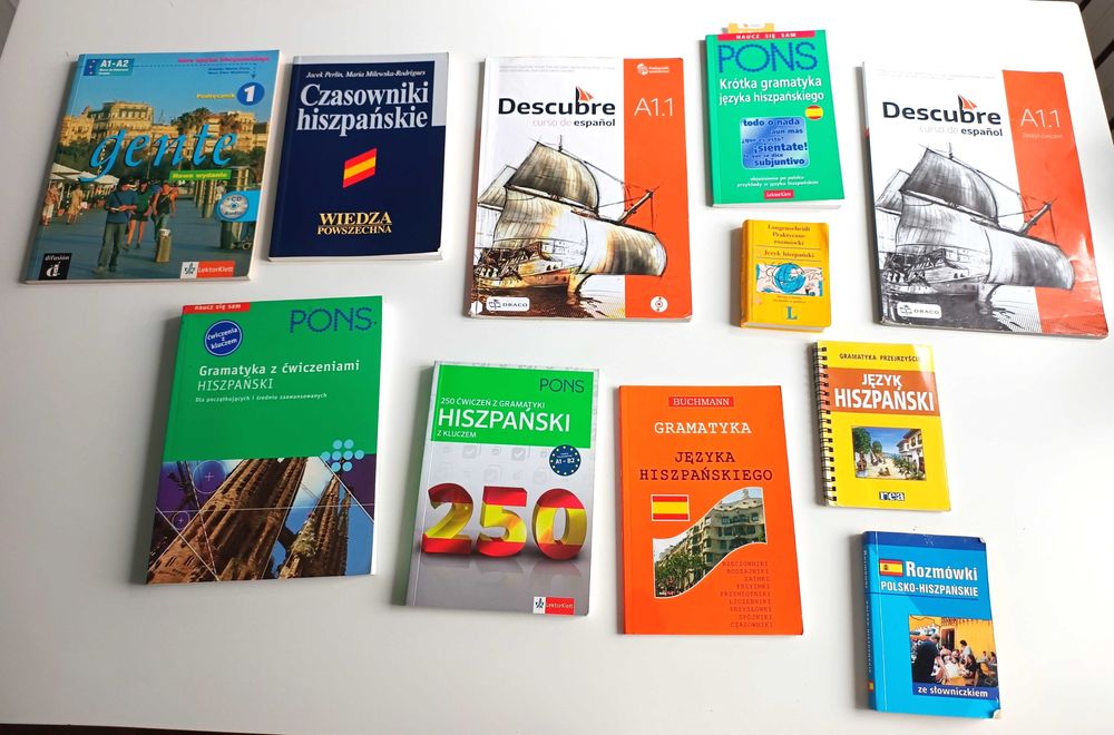 dużyzestaw pakiet książek po hiszpańsku hiszpański książki hiszpańskie