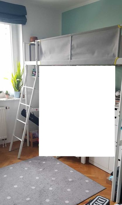 VITVAL
Rama łóżka na antresoli, biały/jasnoszary, 90x200 cm IKEA