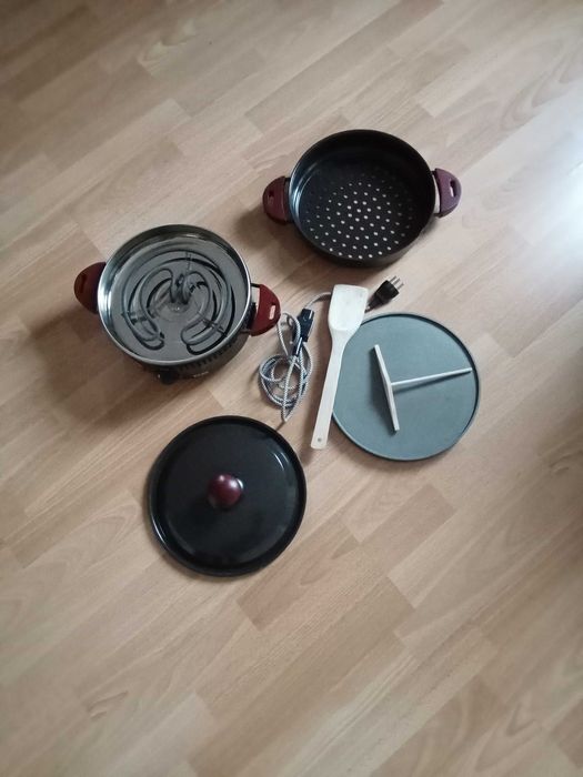 Assador de castanhas edial  crespes e grelhador de carne legumes