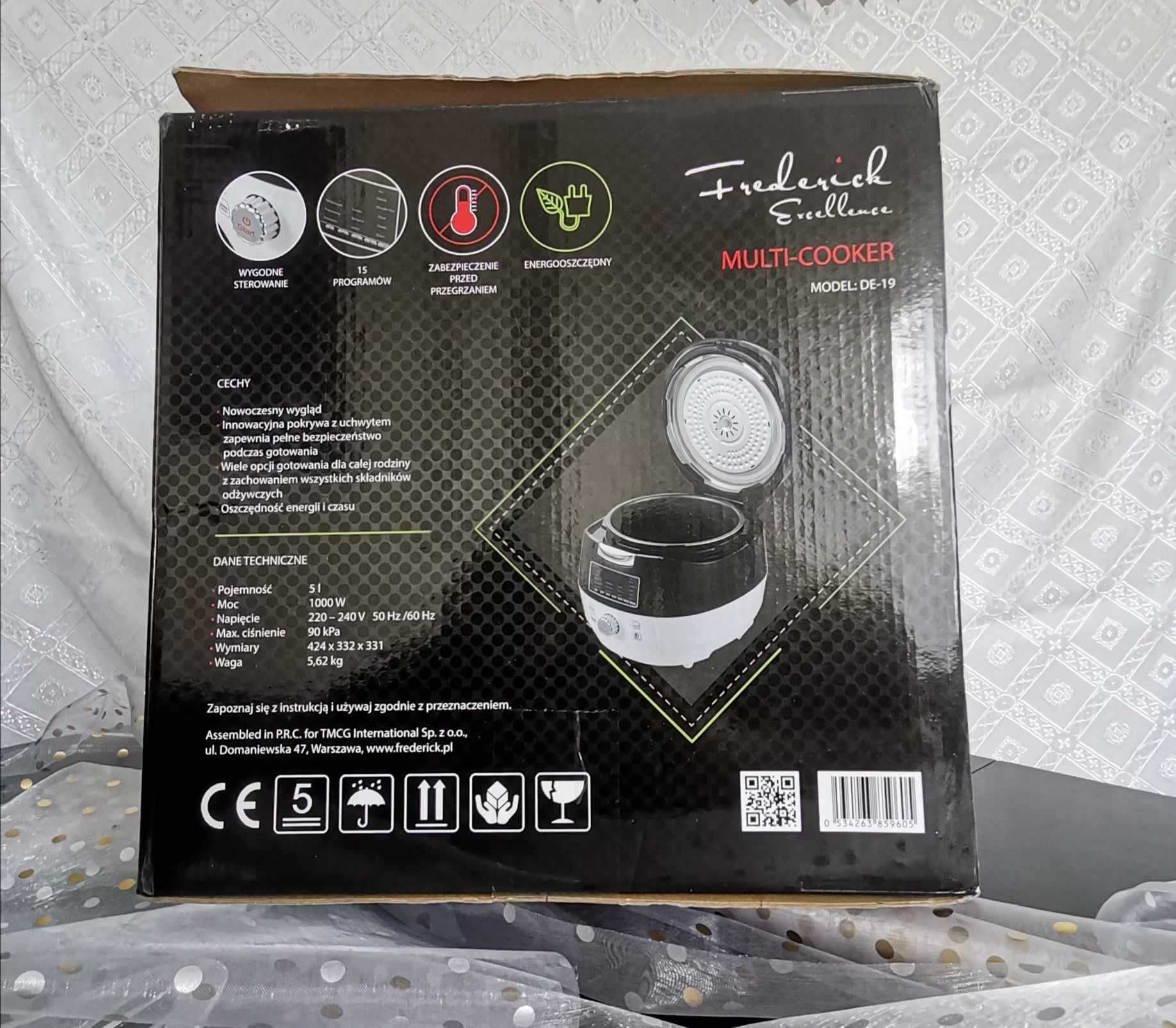 Robot kuchenny- Multicooker FREDERICK EXCELLENCE. Nowy, polecam.