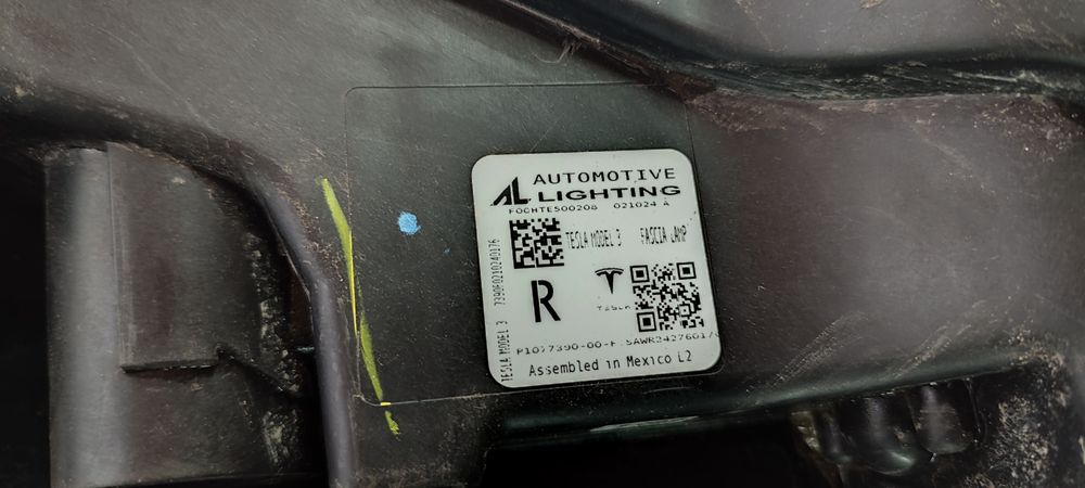 Птф Tesla 3 туманка