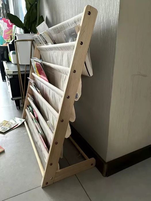 Дитяча книжкова полиця/стелаж для книжок з картинками за методикою