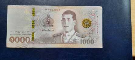 Banknoty 1000 baht Tajlandia