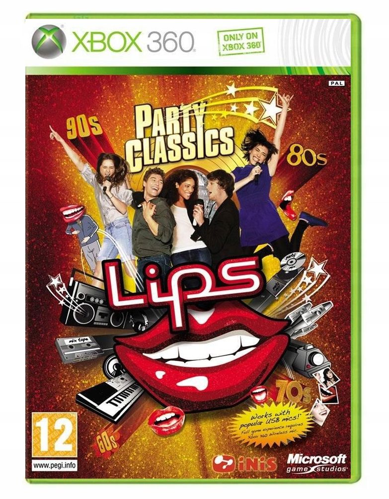 Xbox 360 Lips Party Classics Po Polsku