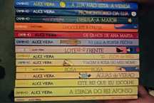 Livros como novos da escritora Alice Vieira.