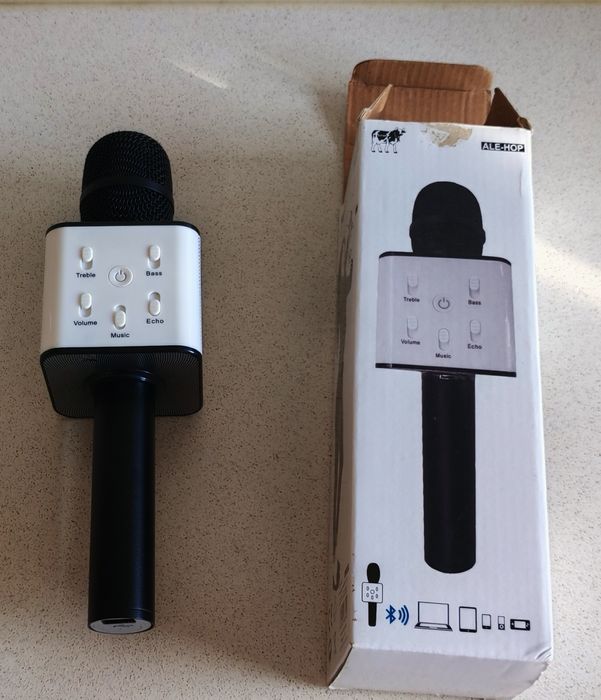 Microfone com coluna wireless