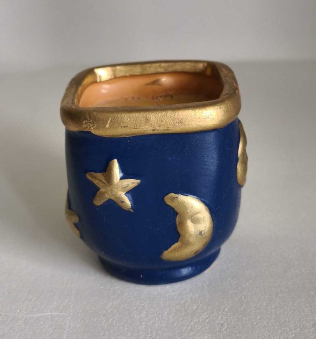 Vela de Natal em Pote de Barro