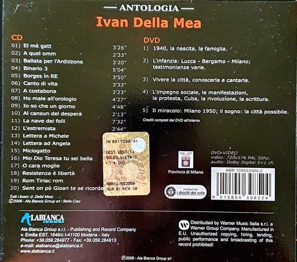 Ivan Della Mea – Antologia [CD+DVD 2008] SELADO