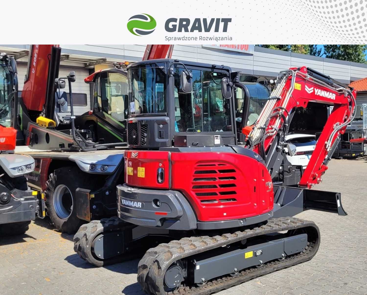 Koparka Yanmar ViO57-6B (6 ton) od Autoryzowanego Dealera - GRAVIT
