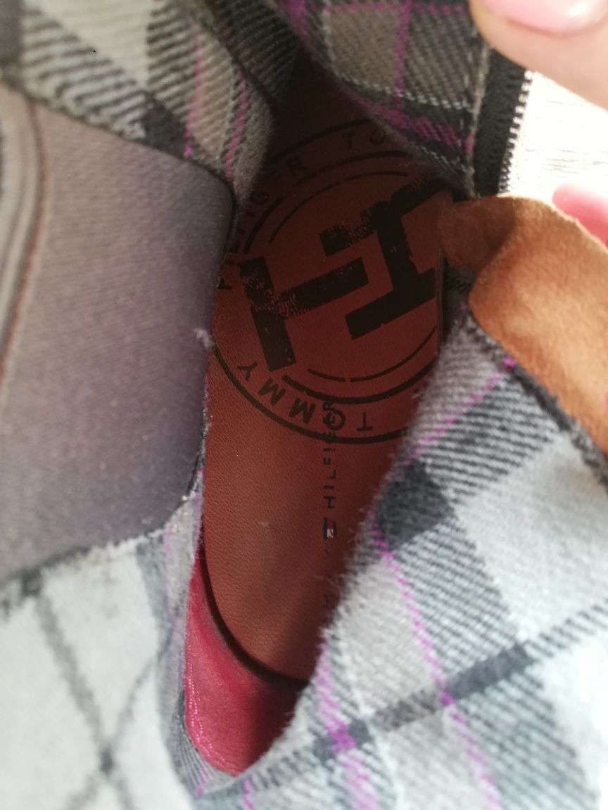 Tommy Hilfiger botki sztyblety