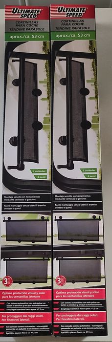 Cortina de proteção para vidros de carros