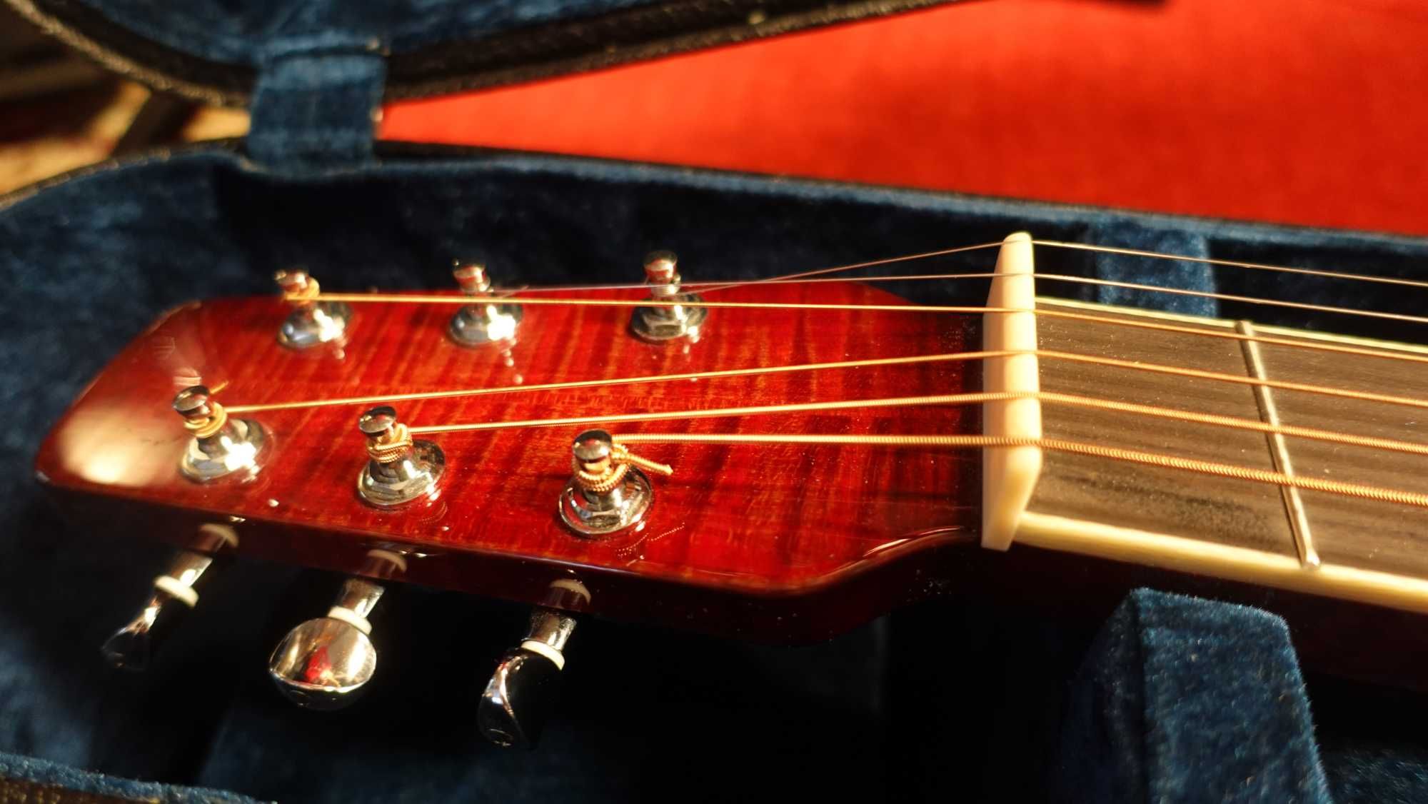 Gitara DOBRO Scheerhorn L-Body Flame Maple Squareneck Resophonic