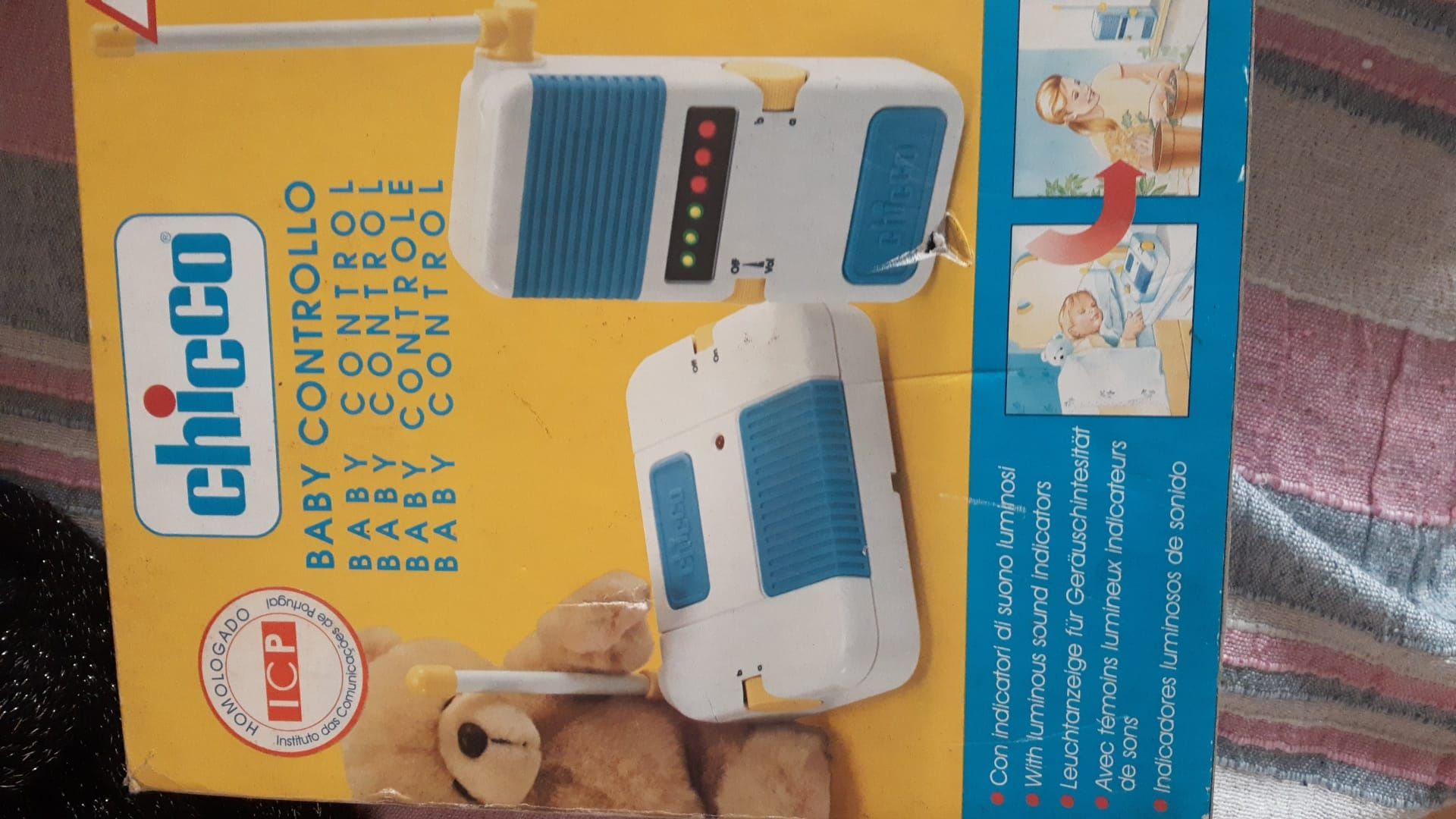 Emissor+receptor voz para vigilancia de bebe ou semelhante