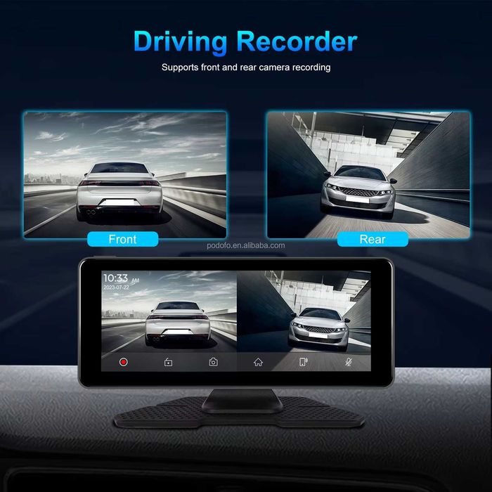 ECRÃ Portátil 7" HD | CARPLAY & ANDROID AUTO sem fios | Camara HD NOVO