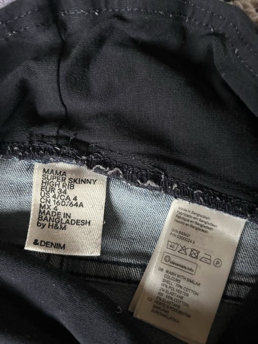 Ciążowe dżinsy 34