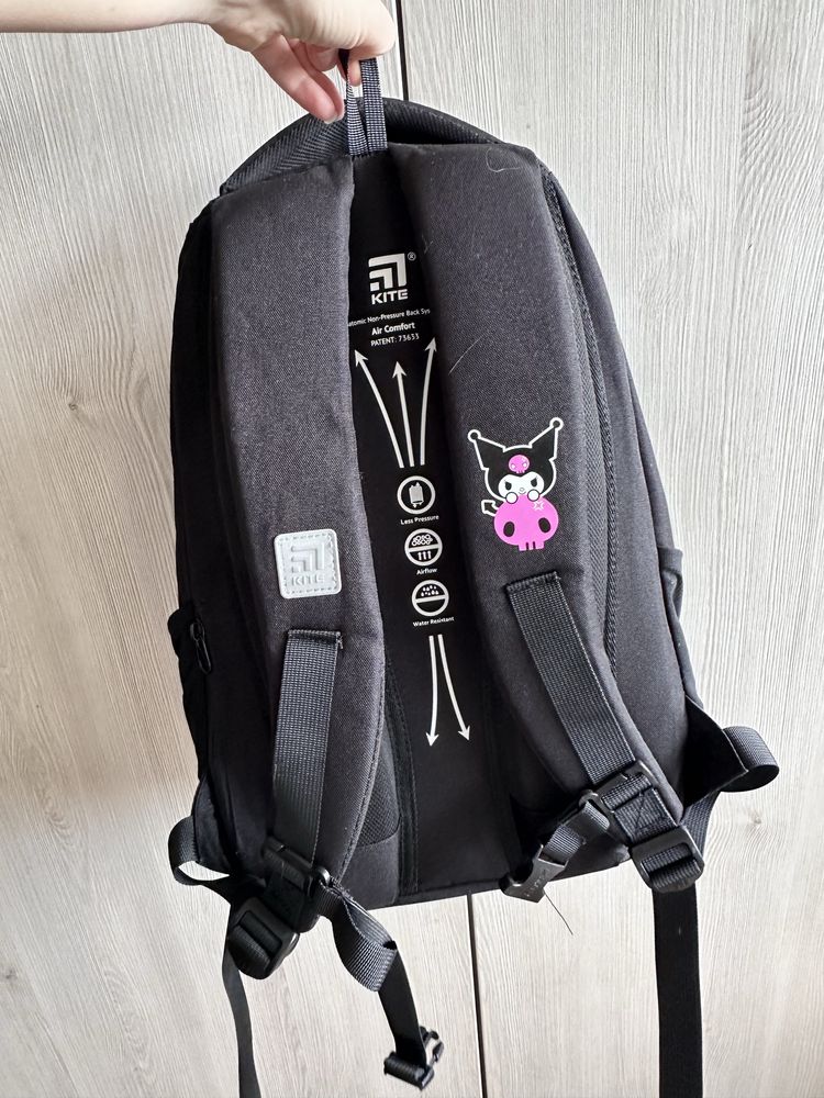 Шкільний рюкзак KITE, Kuromi. Оригінал.