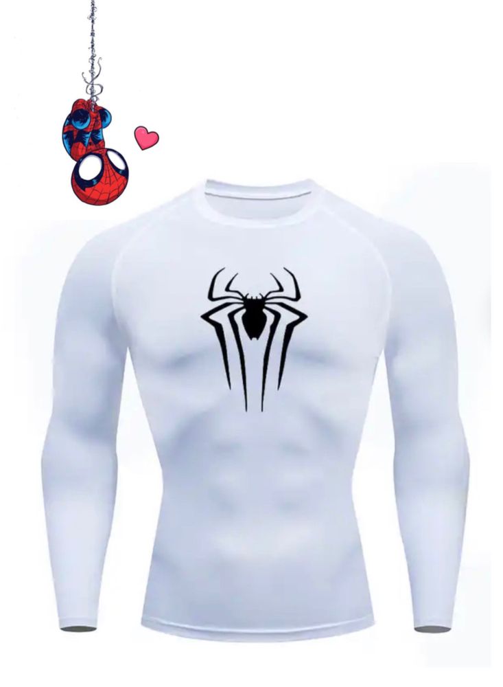 футболка Gym | футболка для залу Spider Man Рашгард