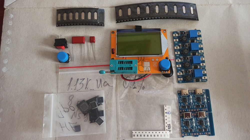 LCR-T4 LCR T4 на 16 Мгц, з КОРПУСОМ Atmega328р, прш. 1.16UA
