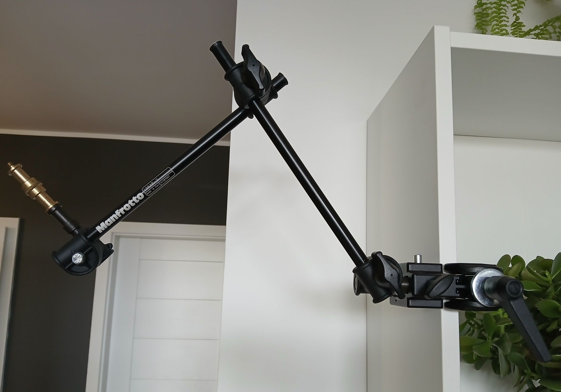 Manfrotto 196AB-2 ramię mini arm + Super Clamp na aparat / projektor