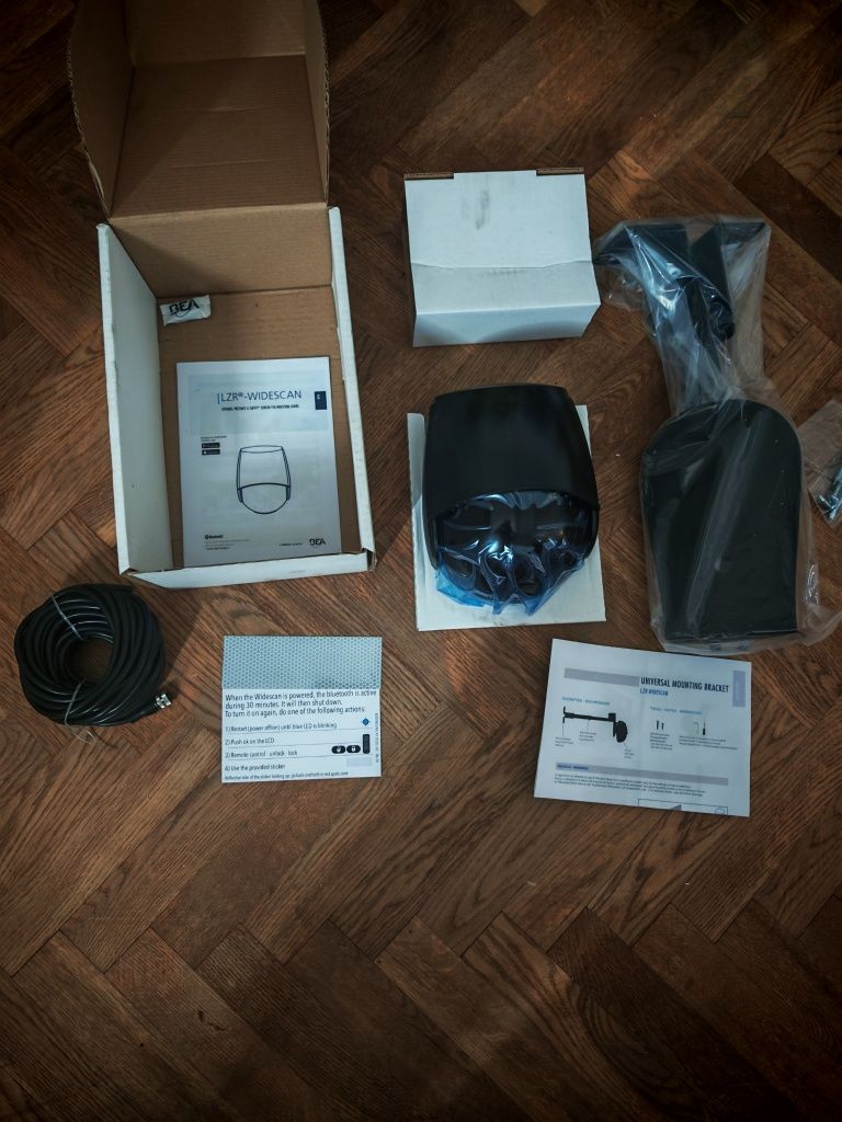 Skaner 3D laser podczerwieni bariera bezpieczeństwa.