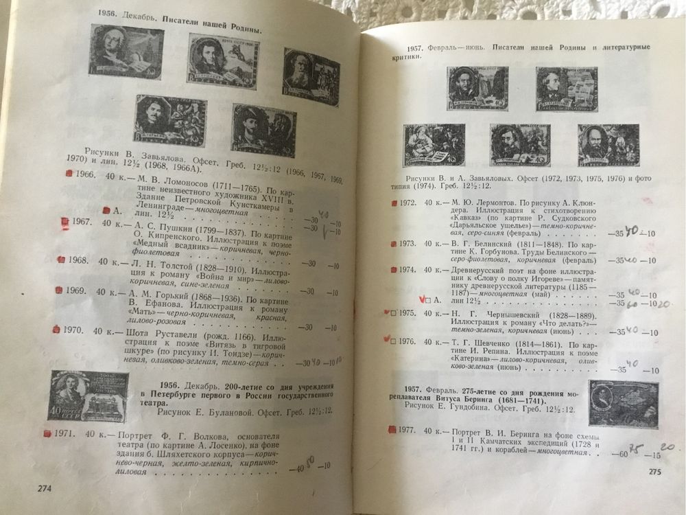 Каталог поштових марок ссср 1918-1969