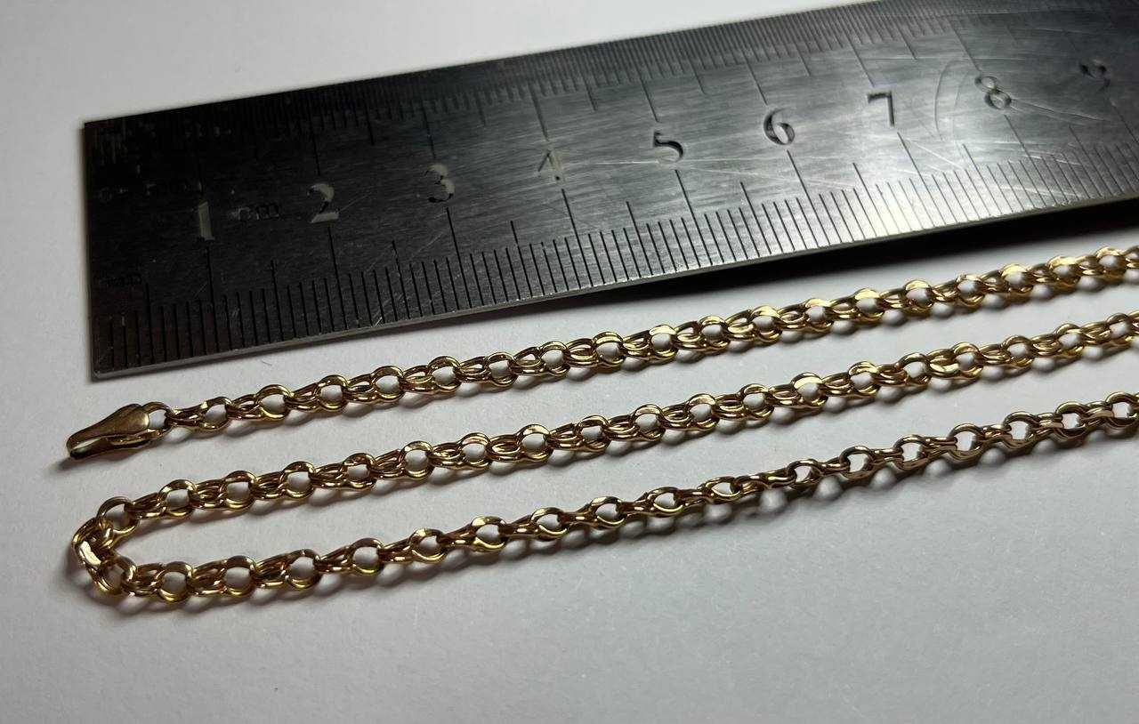 Золотая цепочка 585 проба вес 3.35 гр Бисмарк 45 см Золотой Век