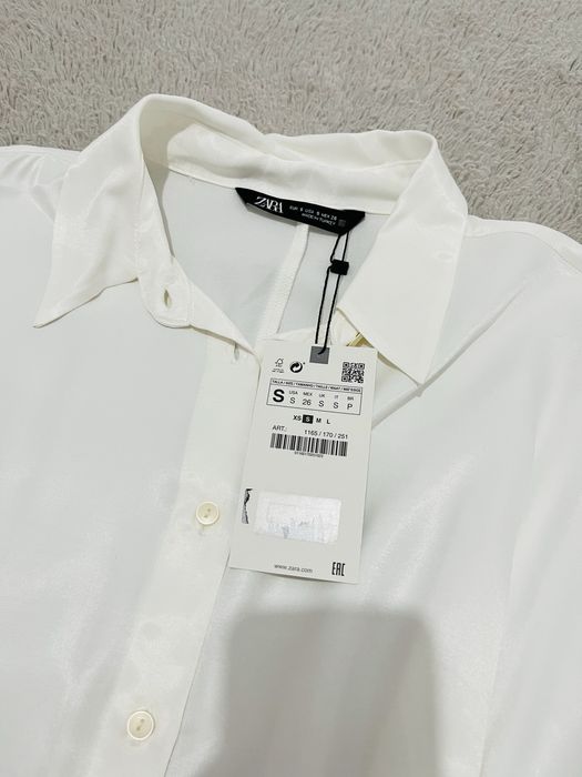 Zara r. S nowa koszula kremowa z metka wiskoza