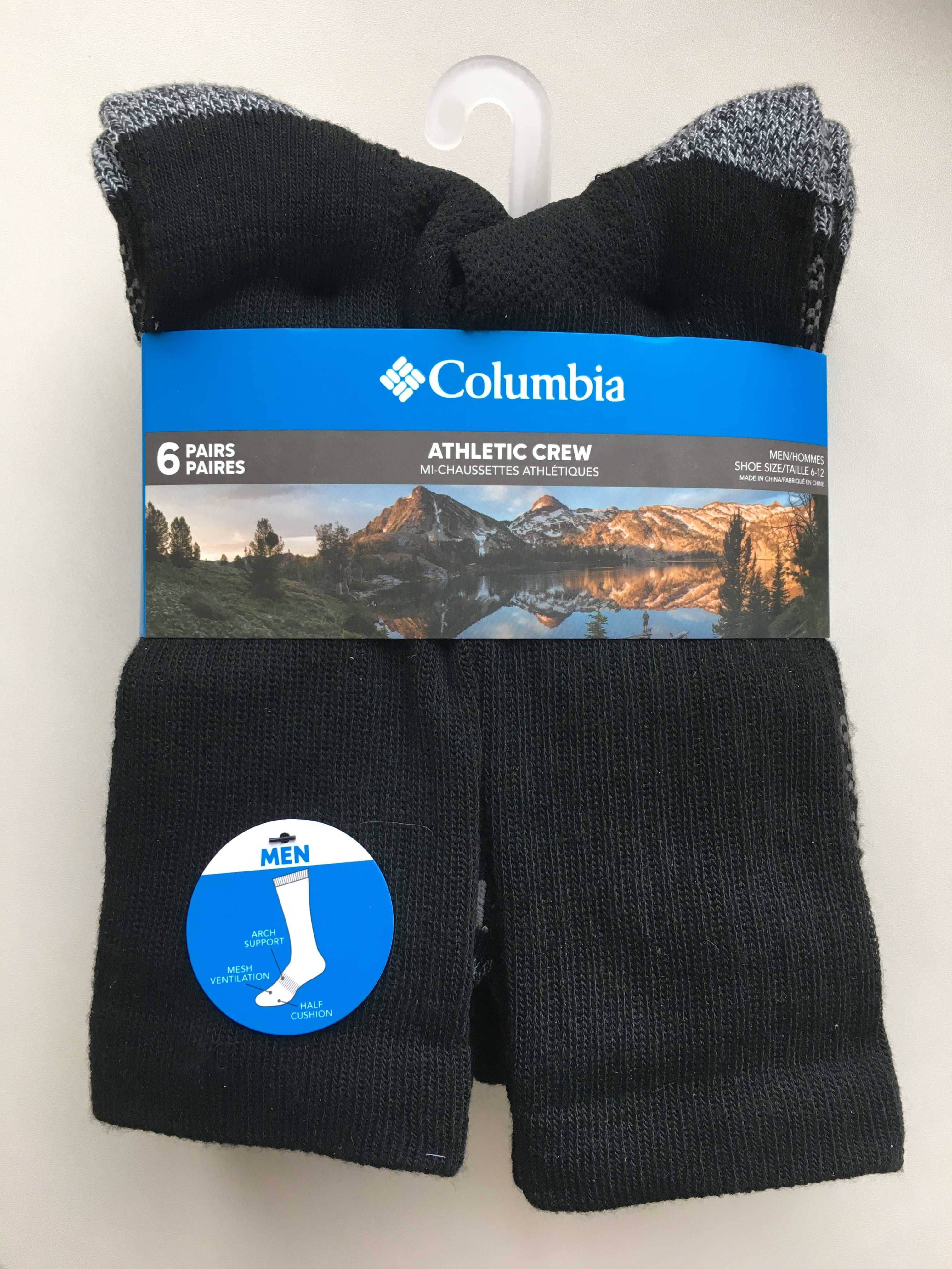 Набір : Спортивні шкарпетки Columbia, носки Columbia. З США. Оригінал