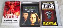 3x Thomas Harris Hannibal + Milczenie owiec + Czerwony Smok