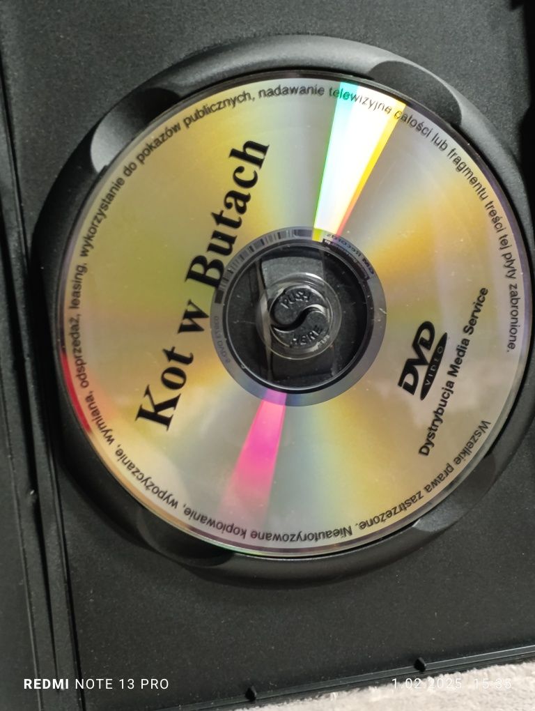 Płyta DVD Kot w Butach