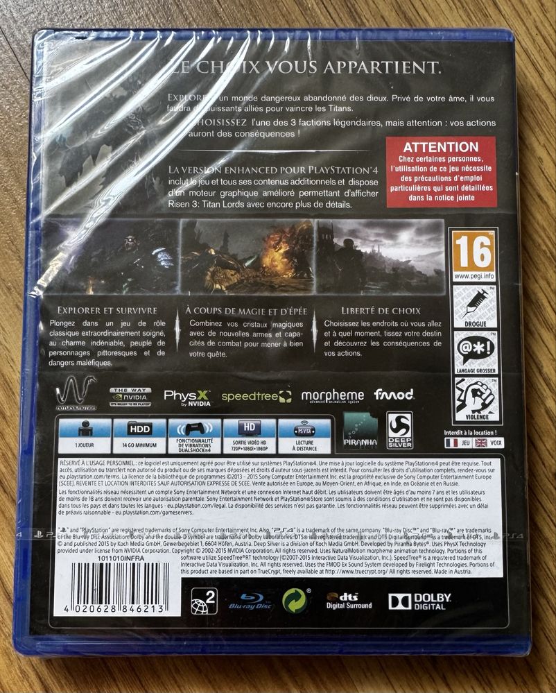 Risen 3 PL PS4 Nowa