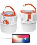 2 sztuki Solar Camping Light, lampa namiotowa LED