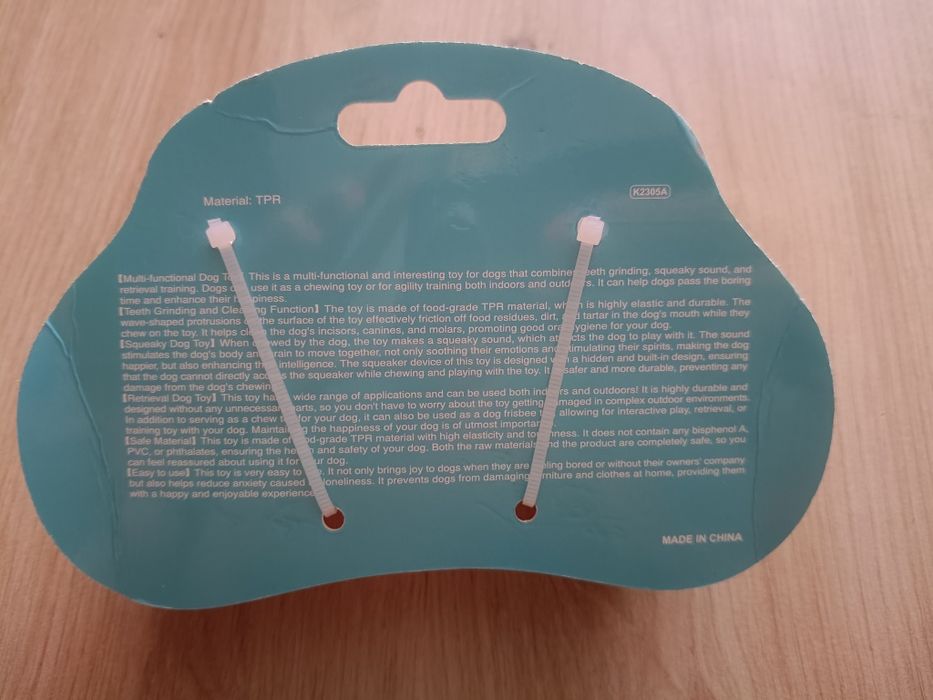 Zabawka gryzak dla psa kiełbasa