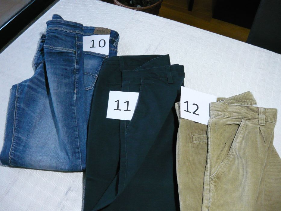 Lote 5 pares de calças - Várias marcas - Usadas bom estado «» GANT