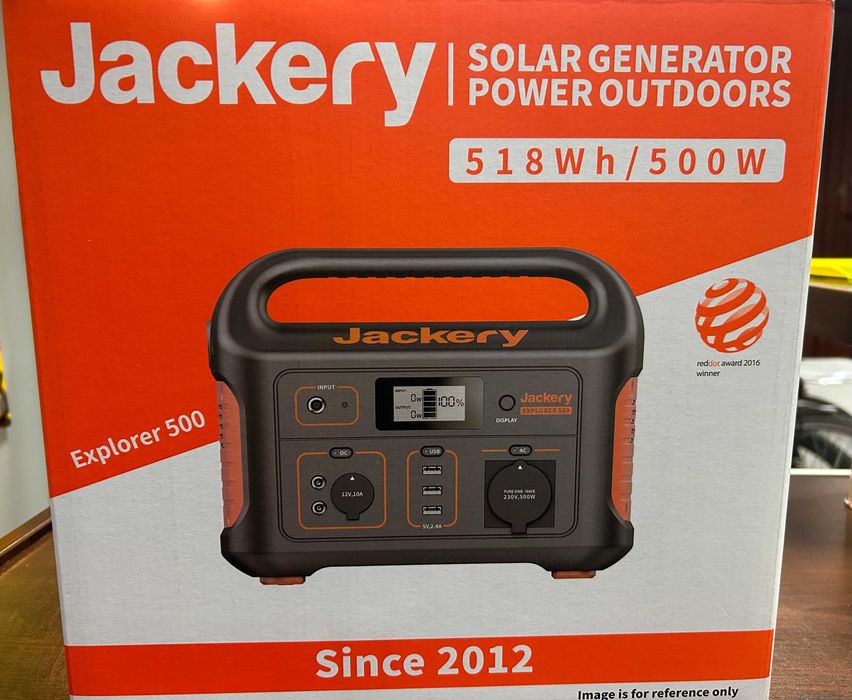 Stacja zasilania JACKERY Explorer 500EU /518Wh/ ***PAT-Kom***