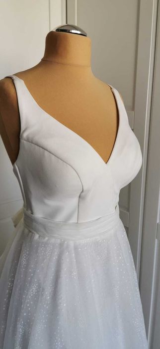 Klasyczna suknia ślubna Marella kolekcja Anne-Mariée