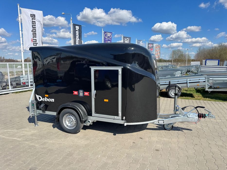 Debon Cargo 1300 + drzwi boczne  nowa przyczepa kontener furgon 300x150cm 1300 kg DMC Cheval Liberte