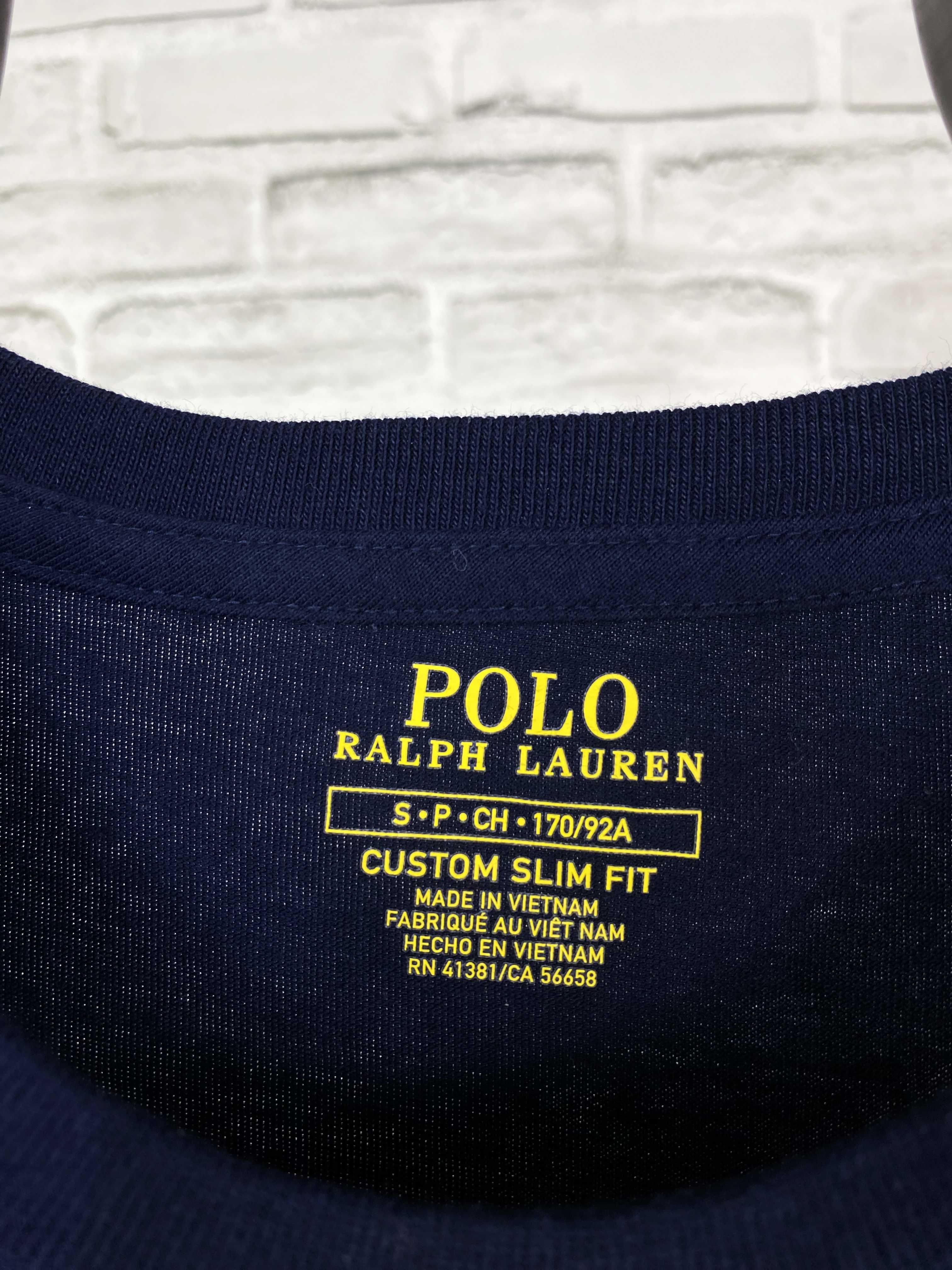 RALPH LAUREN T-Shirt Koszulka Męska Bawełniana Idealny Stan_S_