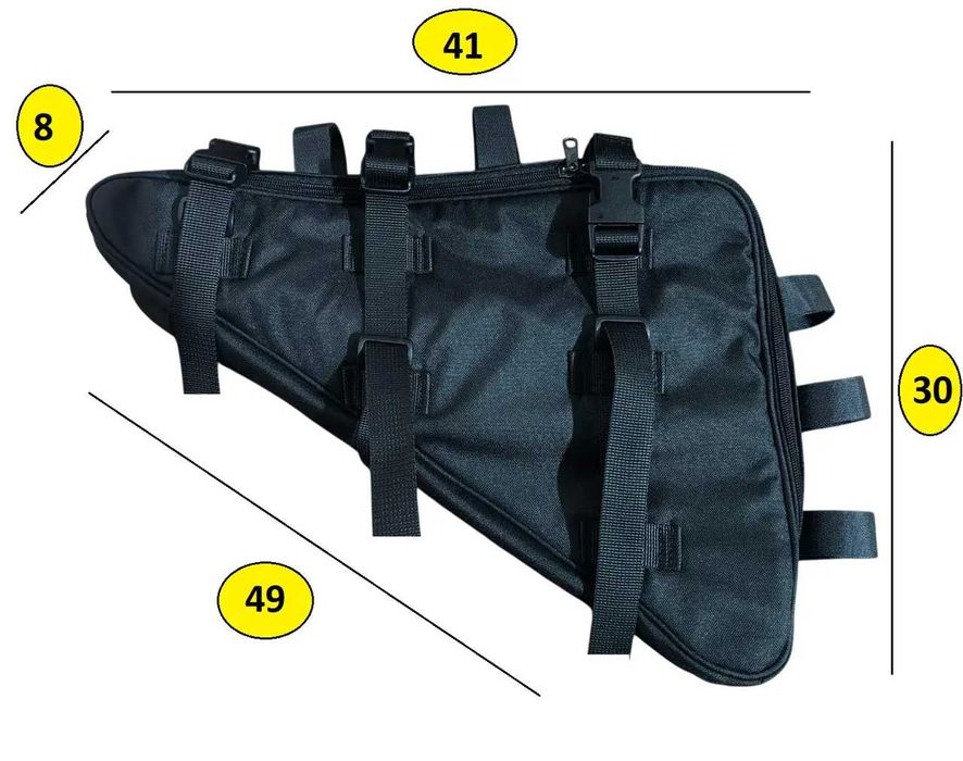 Посилена велосумка для акумулятора під раму електровелосипеда сумка