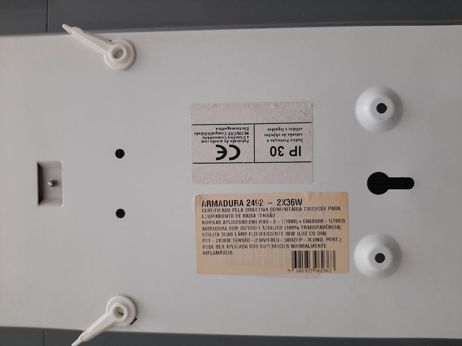 Candeeiro Régua de iluminação