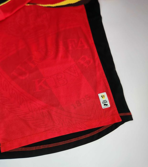 Belgia 2012 Koszulka Piłkarska Domowa Czerwona Burrda Sportowa Męska S