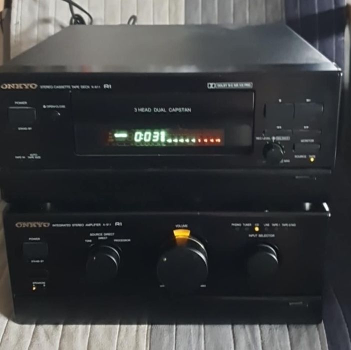 Midi wieża Onkyo A911+K611 sprawna 2 segmenty