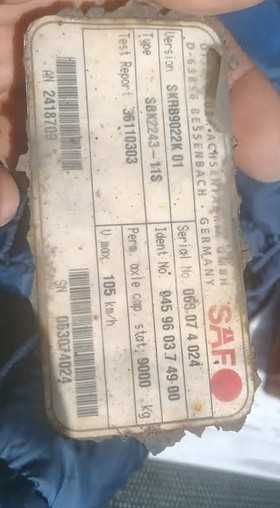 Oś BPW SKHBF 9010 ECO -P / bpw srbf 9010 eco-9 (po 2018)/skrb9022k01