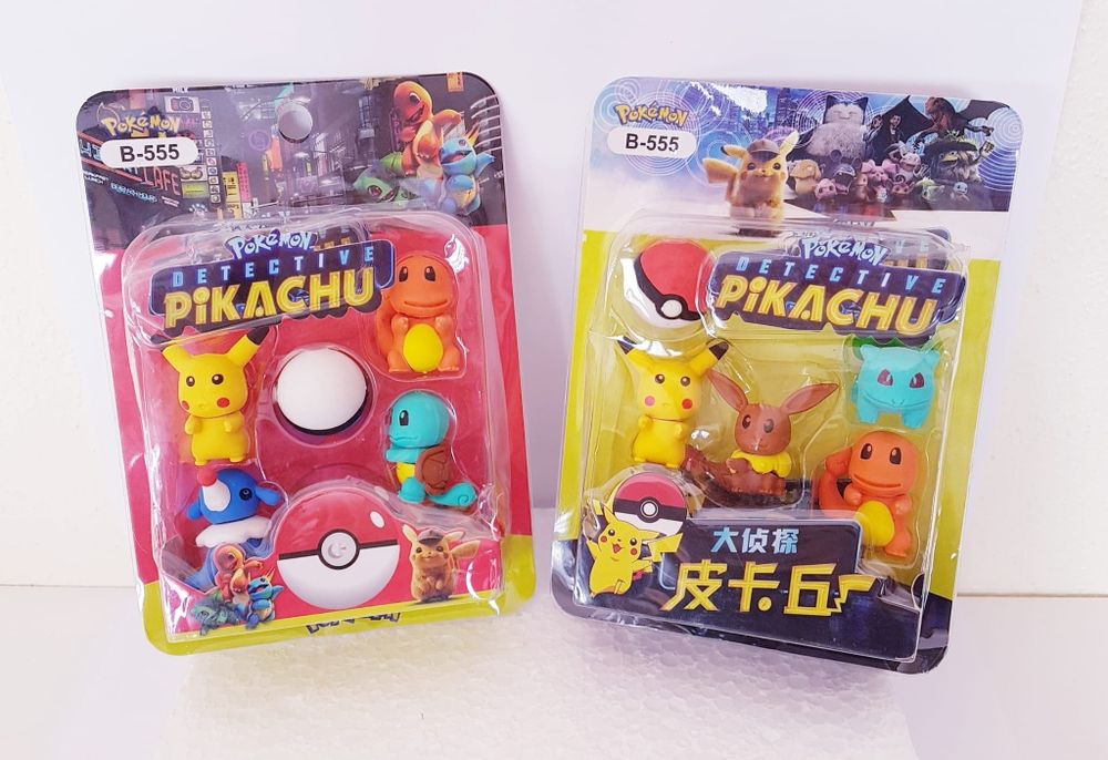 Conjunto 5 pcs Pokemon (Portes Incluidos)