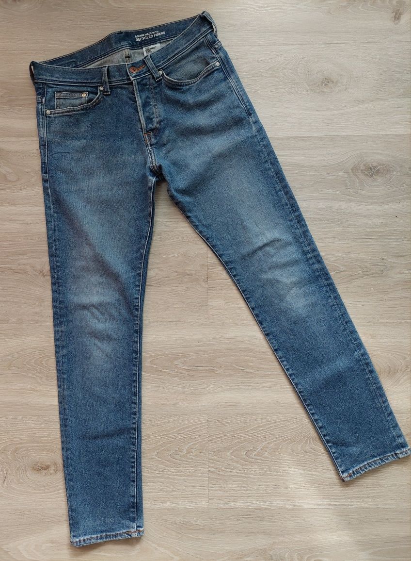 Spodnie jeansy damskie H&M L30/W32 ok M