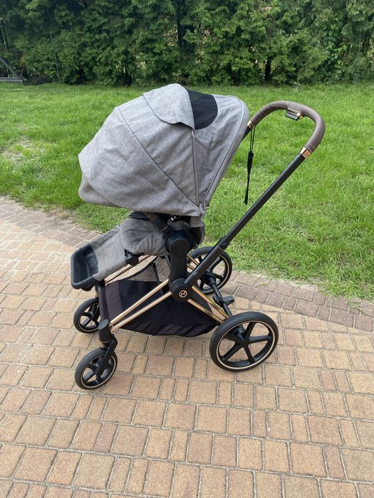 Wózek Cybex Platinum Priam 2.0 z ramą Rosegold spacerówka + gondola
