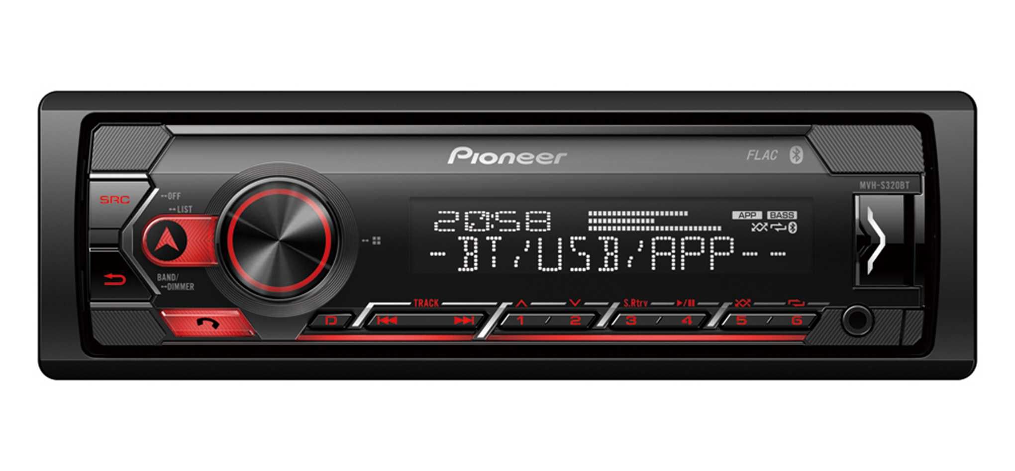 Автомагнитола Pioneer MVH-S320BT НОВА