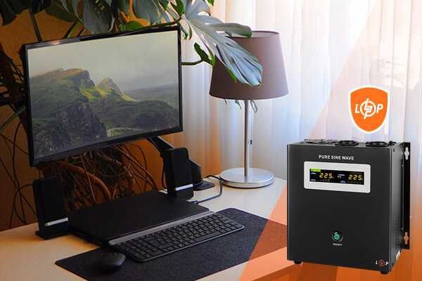 ИБП Бесперебойник LogicPower 1800Вт 24V для котла, холодильника(синус)