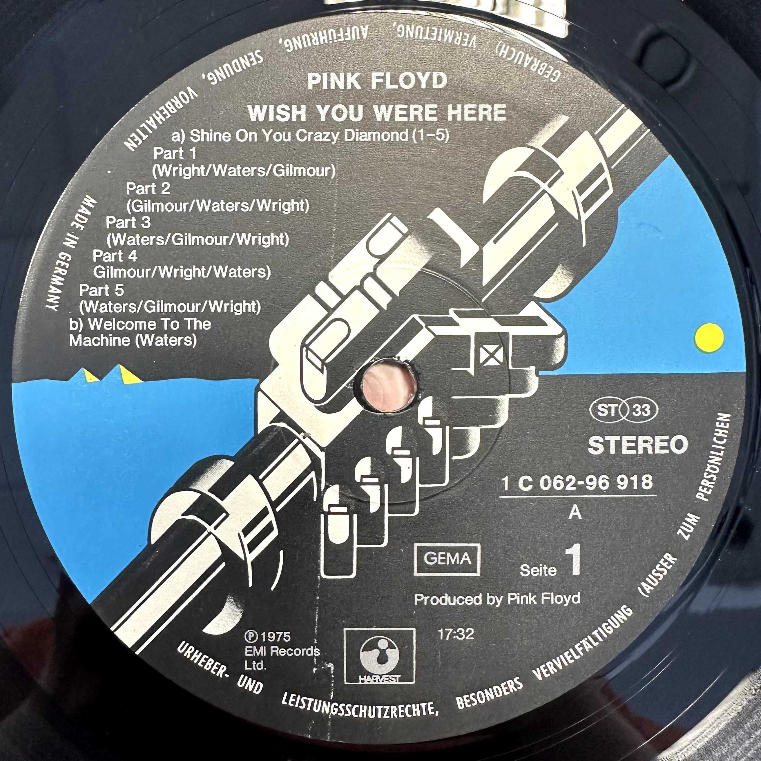 Pink Floyd - Wish You Were Here (Vinyl, 1975, Germany)
