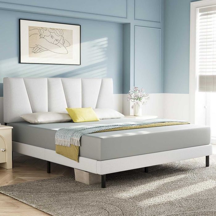 Nowe łóżko tapicerowane / rama / stelaż / 140x200 / zagłówek !N39!